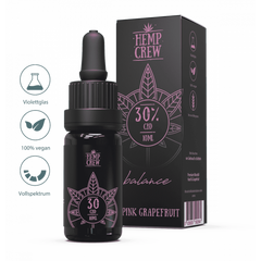 Product_Hemp Crew - CBD Öl 30% - 10ml, wählen Sie Ihren Geschmack : Balance-Pink-Grapefruit, CBD Oil: CBD percentage 30, Full spectrum: Yes_Cannadusa_Marketplace_Buy